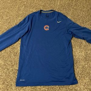 Nike Chicago Cubs Long sleeve dri fit shirt. large